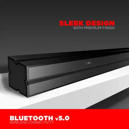 boAt Aavante Bar 1300 60 W Bluetooth Soundbar (Premium Black, 2.0 Channel) boAt Aavante Bar 1300 60 W Bluetooth Soundbar (Premium Black, 2.0 Channel)